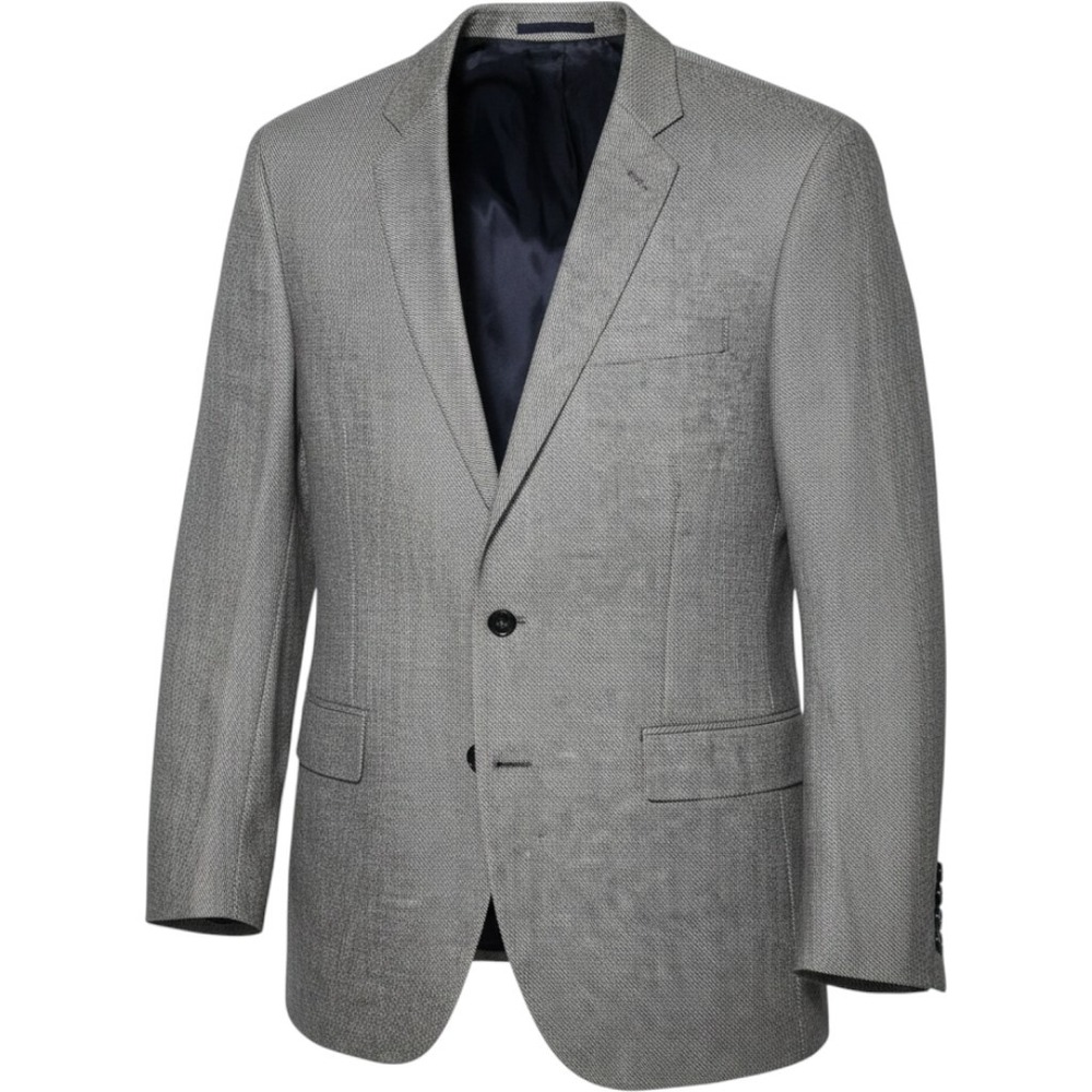 NWOT J.Crew Ludlow Blazer 40R Grey Italian Cloth Linen Cotton Sport Coat Jacket